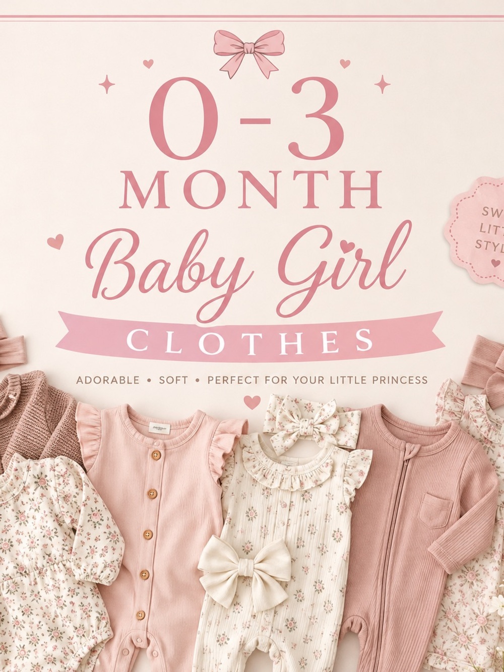 0-3 month babygirl clothing